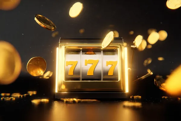 A woman smiling while playing online games on her laptop, surrounded by neon casino elements, showcasing 88DF’s diverse game collection.